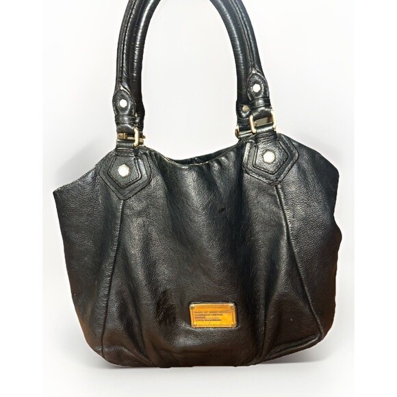 MARC BY MARC JACOBS Bag Francesca Tote Handbag Pebble Leather Black - Picture 1 of 9